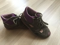 SuperFit, süße Halbschuhe, Größe 26, grau-lila, TOP