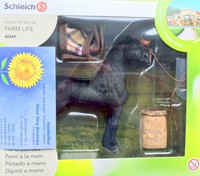 Schleich Pferde Pferdeset Pferdepflegeset Friese 42269 Horse care set NEU OVP 