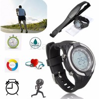 Wireless Herzfrequenz Pulssmesser Pulsmessgur Pulsuhr Pulsgurt mit Brustgurt Uhr