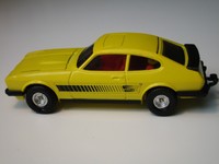 FORD CAPRI B 3.0S GELB YELLOW 1:36 CORGI #343 MADE IN GT. BRITAIN VON 1979-1981