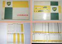 BP Logbuch Kraftfahrzeug Fahrtenkontrolle ca 1960