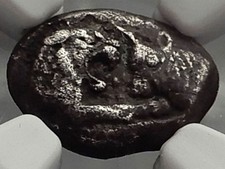 KROISOS CROESUS 550BC Ancient Silver 1/6 Stater Greek Coin Lion Bull NGC i59090
