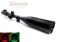   Zielfernrohr 6-24x50 Riflescope mit Montagen 11-16 mm