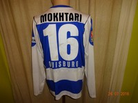 MSV Duisburg uhlsport Langarm Matchworn Trikot 2006/07 + Nr.16 Mokhtari Gr.M- L