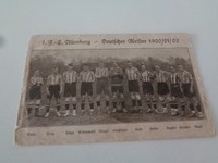 Postkarte 1. FC Nürnberg Club FCN 1922 Rarität ! Ultras Autogrammkarte
