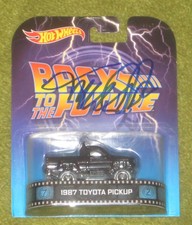 Michael J Fox Signed 2014 Hot Wheels Back To The Future Autograph 87 Pickup Coa