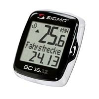 FAHRRADCOMPUTER KILOMETERZÄHLER SIGMA BC 16.12 kabelgebunden sw NEU & OVP