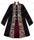 Steampunk Military Clothing Victorian Pirate Gothic Men's Velvet Jacket S