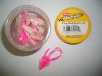 Berkley Powerbait Sparkle Nymph Extra Scent Glitter Pink Shad 12 Stück