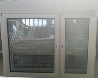 Kunststofffenster,Fenster,  zweiflügel , Rollo, Fenster, D/K 1,73 m  x 1,46 m 