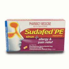 Sudafed PE Sinus + Allergy & Pain Relief Tab X 24