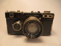 antike Kamera-Contax I-Zeiss Ikon-Sonnar 1:2 f=5 cm-funktionstüchtig-Art. 2971