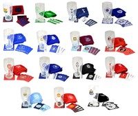 Mini Bar Set Kit Ofizielle Fußballvereine (Pint Glas/4 Matten/Bar Handtuch)