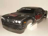 Karosserie Challanger 1:12 schwarz matt Karo-169
