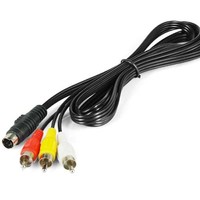 4 Pin S Video Zu 3 RCA TV Stecker Kabel Für Pc Audio Computer Anschluss