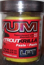 Yum LPT Baits Troutkrilla 2.5oz Trout Paste Yellow Glitter