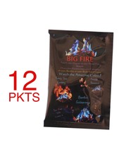 BIG FIRE Campfire Colorant 12 Pack Packets Campfire Flame Color Camping Mystical