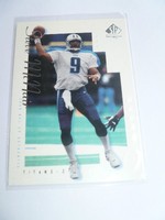 Playercard ( SP Authentic ) 2000 NFL  86 Steve McNair