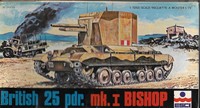 ESCI   Modellbausatz British 25 pdr.MKI Bishop
