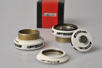 FSA Steuersatz Orbit MX weiß 1 1/8" cartridge schwarz + Deckel + Kralle - Neu