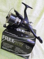 Lineaeffe Freilaufrolle Free Carp 60 mit einer 0,45er Schnur bespulten Spule