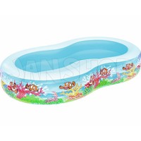 Familien Schwimmbecken Fische 262 x 157 x 46 cm Bestway 54118