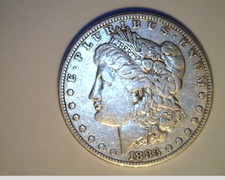 1883 Us Morgan Dollar, Circulated Medium Grade, .7734 Oz Silver (Us-5801)
