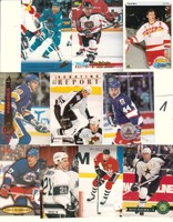 20 NHL/Rookie Karten vers, Teams 95/96/97/98 , zur Auswahl mit 10 Bildern .