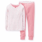 Carters 5T Cherry Print Pajama Set Toddler Girl Cotton Long Sleeve Top Pants