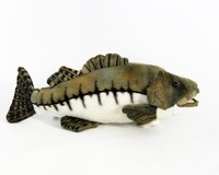 Stofftier Barsch, Fisch, Kuscheltier, Plüschtier, Plüsch (Länge ca. 26cm)