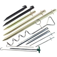 Heringe & Erdnägel 17-50cm verzinkter Stahl oder Kunststoff, T-Profil, ABS, etc.