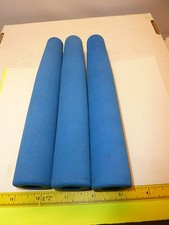 3 Pieces Tapered Coral Blue Eva Foam Handles Grips For Rod Builders Or Repairs