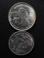 Argentina Commemorative Coin 2 Pesos, Km144 Unc 2007 - Malvinas Falklands War