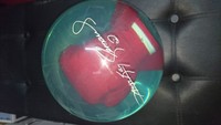 Bowlingball Track Sugar Ray Leonard BOXING GLOVE Clear Bowling Ball Rar Selten