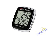 Sigma Fahrradcomputer Tacho Fahrrad Computer BC12.12 kabelgebunden 12 Funktionen