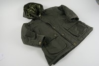 CYRILLUS Kinderjacke Jungen Jacke Übergangsjacke mit Kapuze olive Gr. 8A / 126