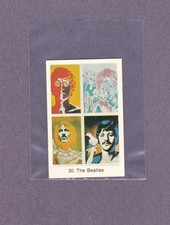 1970S Beatles Lennon Mccartney Starr Harrison Swedish Dutch Rock Music Card Nm