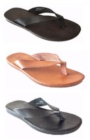 Mens Hand Made Toe Post Summer Sandals Faux Leather Summer Beach Flip Flops New
