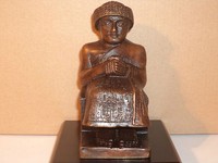 Skulptur" GUDEA, PRINZ VON LAGASCH " aus Bronze! NEU & OVP # 10