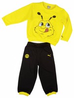 Puma Borussia Dortmund BVB Jogginganzug Emma gelb-schwarz Baby NEU 65258