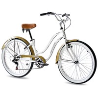 26" ZOLL BEACHCRUISER DAMENRAD FAHRRAD KCP ALOHA 2.0 mit 6G SHIMANO weiss gold