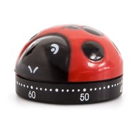 Eieruhr Kurzzeitmesser Küchentimer Marienkäfer Kurzzeitwecker Küchenuhr Wecker