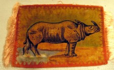 Early 1900's St. Leger Little Cigars Rhinoceros Rug Cigarette Tobacco Silk