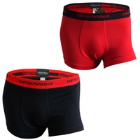 2-er PACK Emporio Armani SHORTS UNTERHOSEN POUCH TRUNKS BOXERSHORT Größe L