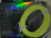 Exori Fliegenschnur WF 8 S Sinkschnur  dunkelgrau