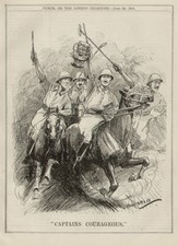 Vintage Cartoon Punch 1914 - Sport International Polo Cup England v Usa 8x10
