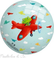 NEU SPIEGELBURG GARDEN BALL 13144 SPIELBALL "FROSCH" WIEDERAUFBLASBAR KINDERBALL