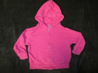 Baby Girl Pink Hooded Sweatshirt Size 12 M Zipper Spring Jacket Carter’s