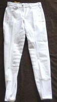 Catago Damen Reithose, Gripp Kniebesatz,weiß, Gr. 36, Stretchbeinabschluß (152)