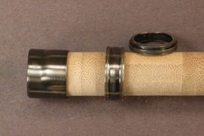 Fly Rod Reel Seat blued nickel silver pocketed cap & ring hardware